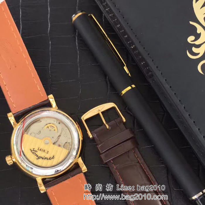 LONGINES浪琴 商務正裝 全自動機械 男士腕表 WSS0227